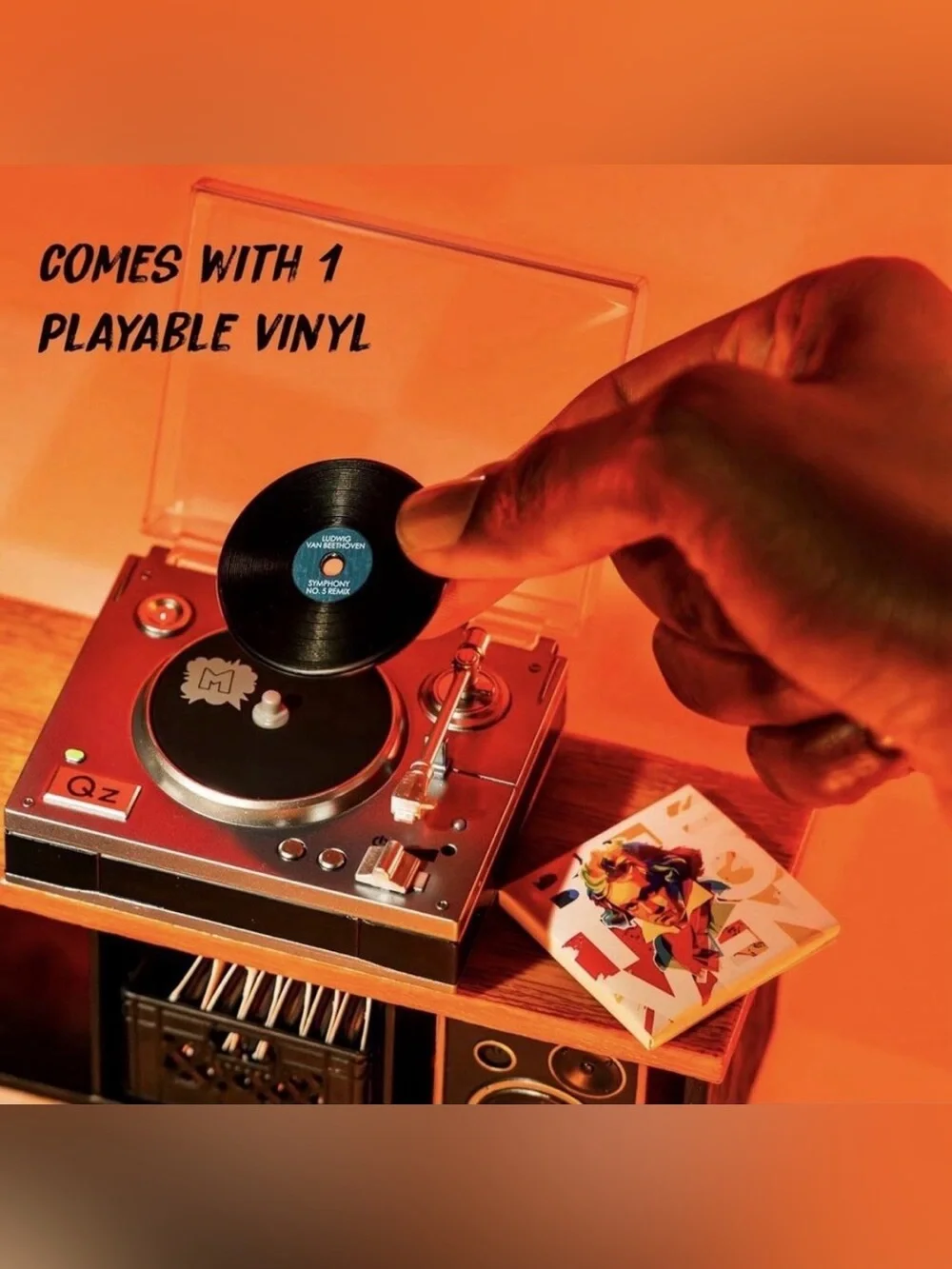 MGA's Miniverse Real Music Mini Record Player New!